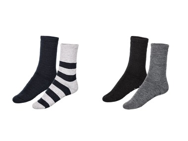 LIVERGY® 2 paar heren thermosokken