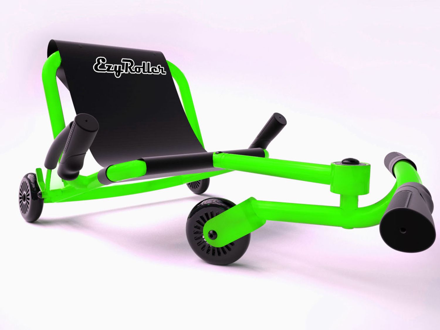 Klassieke driewieler EzyRoller (Klassiek, Driewielerzitje neon groen)