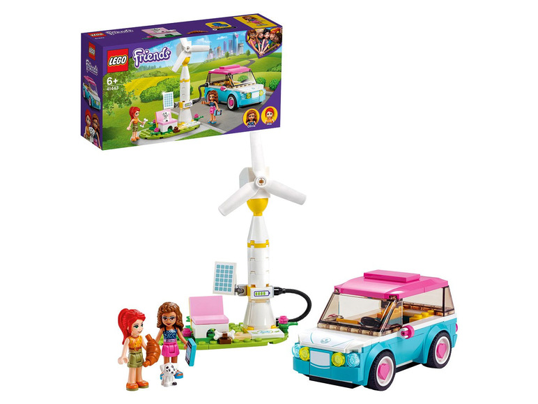 Ga naar volledige schermweergave: LEGO® Friends Olivia's elektrische auto - afbeelding 5