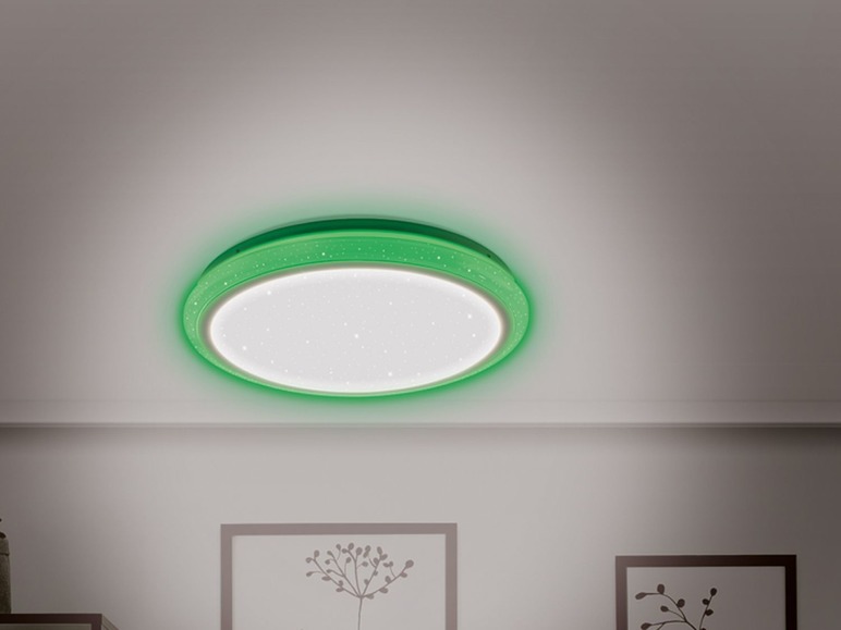 Ga naar volledige schermweergave: LIVARNO LUX® LED plafondlamp, met sterrenhemel en decoratief licht, dimmen en kleurtintregeling - afbeelding 17