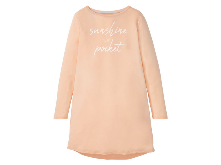 Een roze longsleeve met de tekst 'sunshine in my pocket'.