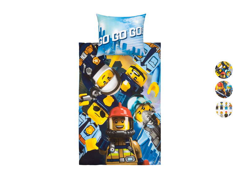 Ga naar volledige schermweergave: LEGO City Kinder dekbedovertrek 140 x 200 cm - afbeelding 1