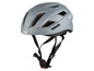 Een grijze Abus fietshelm.
