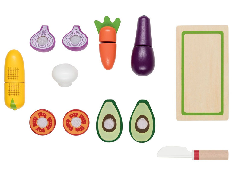 Ga naar volledige schermweergave: Playtive Houten etenswarenset groente - afbeelding 3