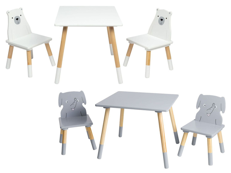 Ga naar volledige schermweergave: LIVARNO LIVING Kinder tafel met 2 stoelen - afbeelding 1