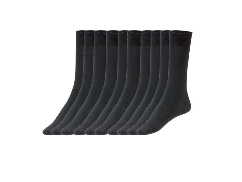 Ga naar volledige schermweergave: LIVERGY Sokken voor heren, 10 paar, biokatoen, polyamide en elastaan - afbeelding 8