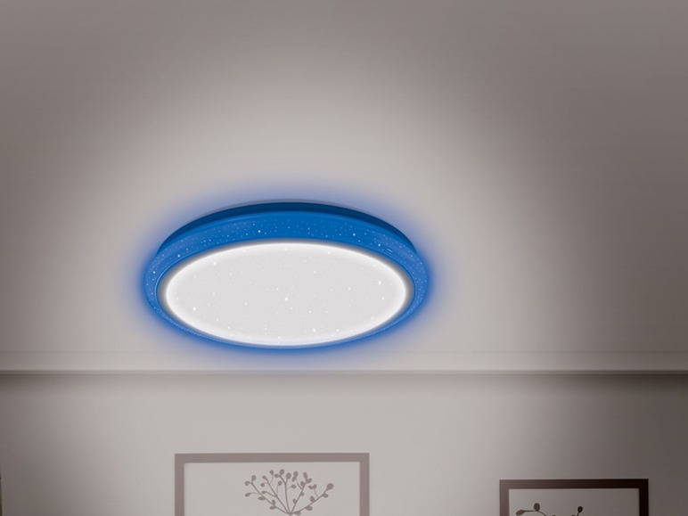 Ga naar volledige schermweergave: LIVARNO LUX® LED plafondlamp, met sterrenhemel en decoratief licht, dimmen en kleurtintregeling - afbeelding 21