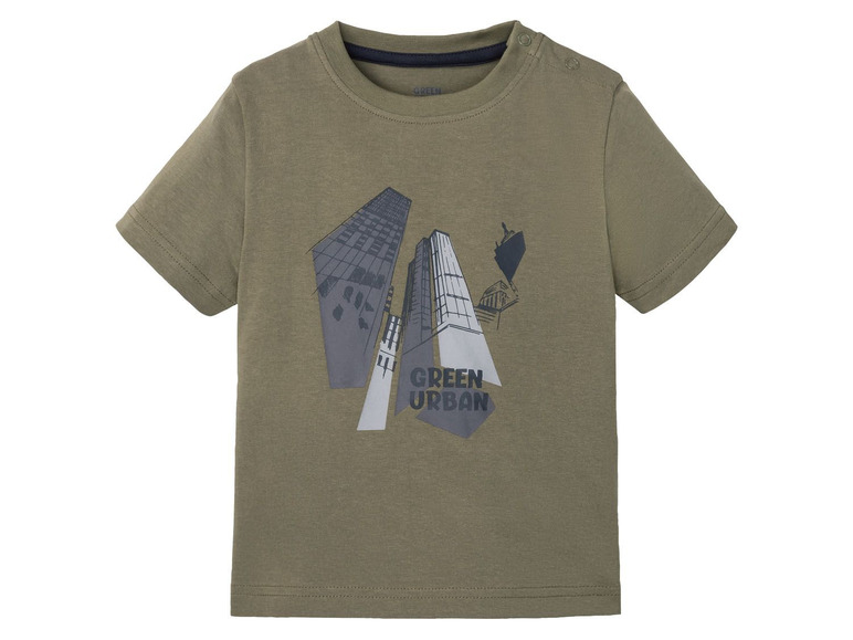 Ga naar volledige schermweergave: LUPILU® T-shirts voor jongens, set van 2, katoen en viscose - afbeelding 16