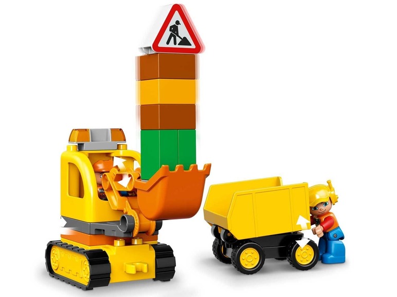 Ga naar volledige schermweergave: LEGO® DUPLO® Graafmachine & truck - afbeelding 4