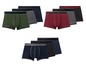 Assortiment boxershorts in verschillende kleuren.