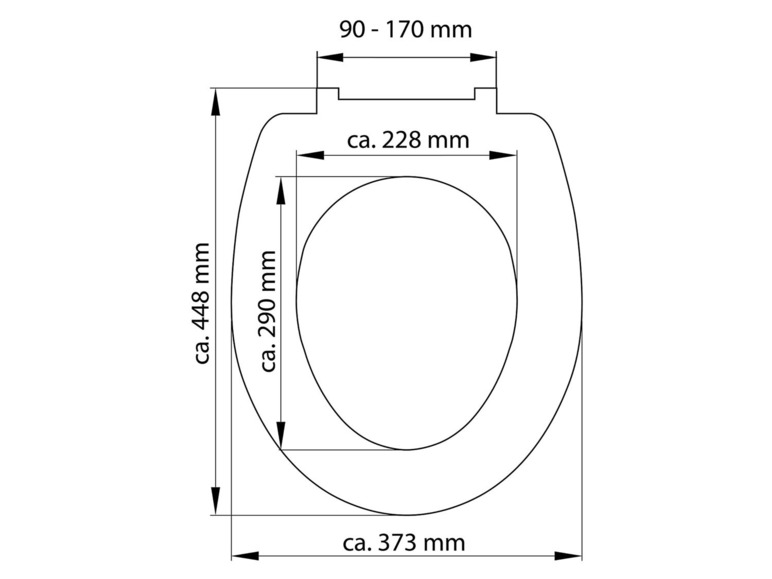 Ga naar volledige schermweergave: Schütte WC zitting duroplast, met soft-close-mechanisme - afbeelding 1