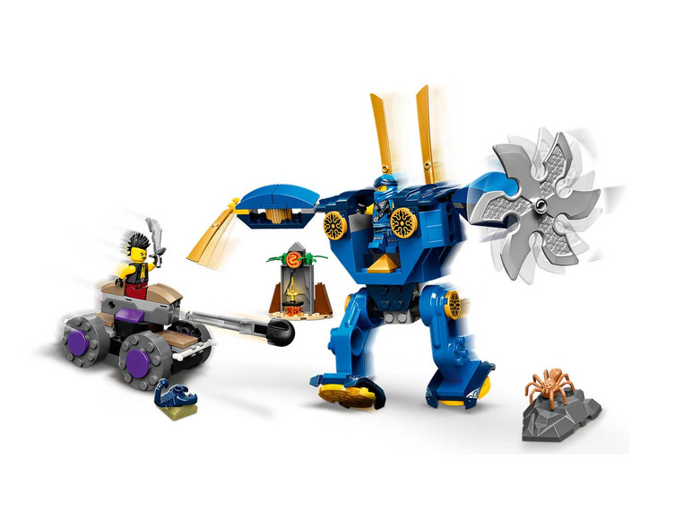 Ga naar volledige schermweergave: LEGO® NINJAGO Jay's Electro Mecha - 71740 - afbeelding 4