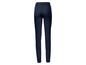 Donkerblauwe skinny jeans voor dames.