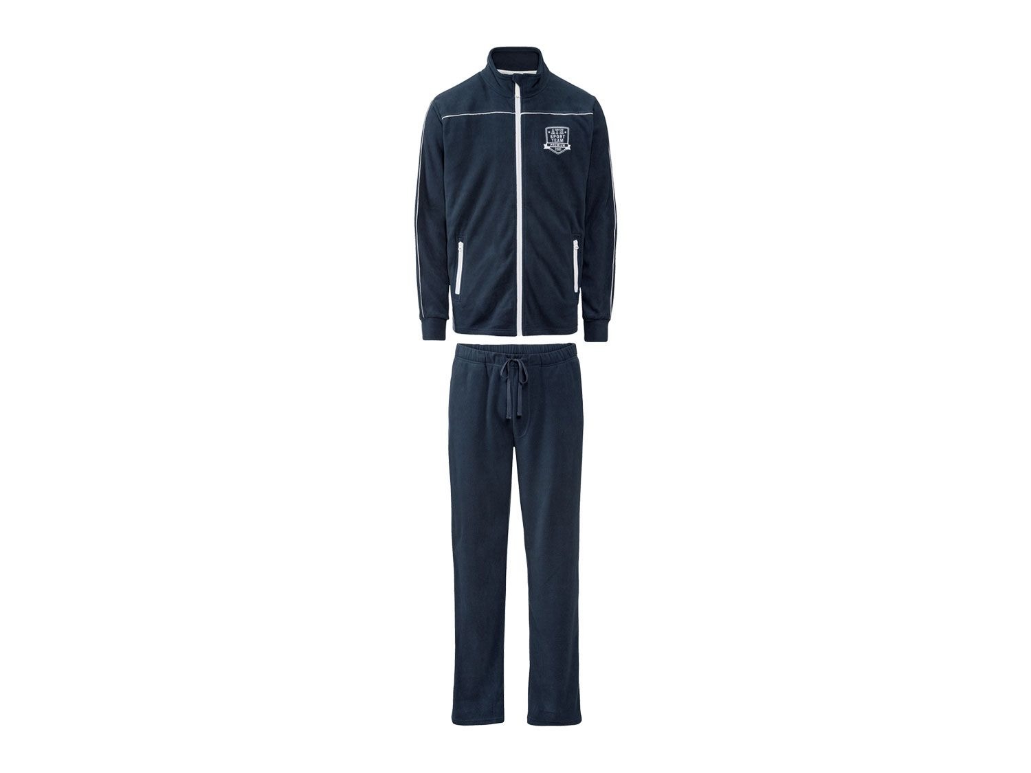 XUEJIANN Huispak voor heren, fleece - pyjama voor heren, lange winter - full -body pak heren pluizig - pyjamabroek flanel vrijetijdspak katoen winter joggingpak set full-body pak, grijs, XL