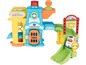 Vtech Tut Tut Baby Flitzer Politie station met speelgoed auto en glijbaan.