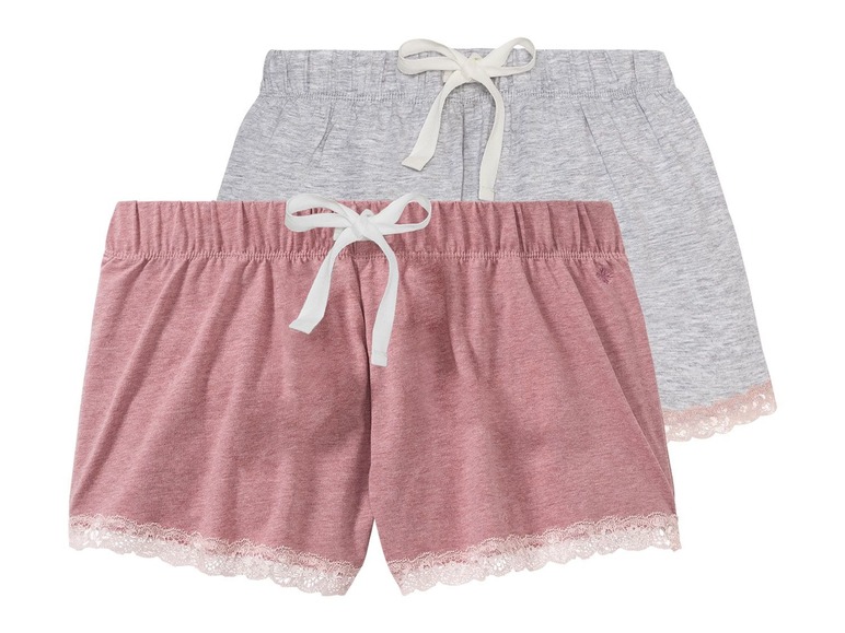 Ga naar volledige schermweergave: ESMARA® Lingerie 2 dames pyjama shorts - afbeelding 4