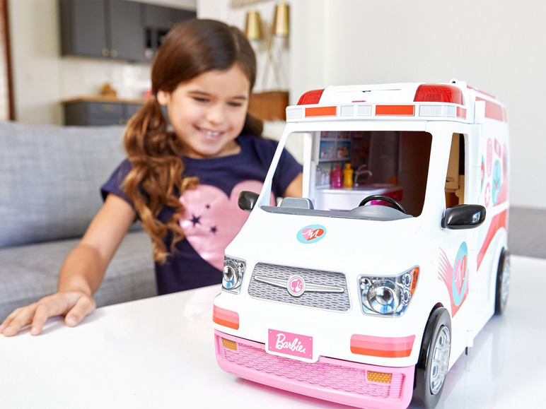 Ga naar volledige schermweergave: Barbie 2-in-1 ambulance speelset - afbeelding 10