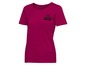Een roze T-shirt met 'Back to Nature' logo