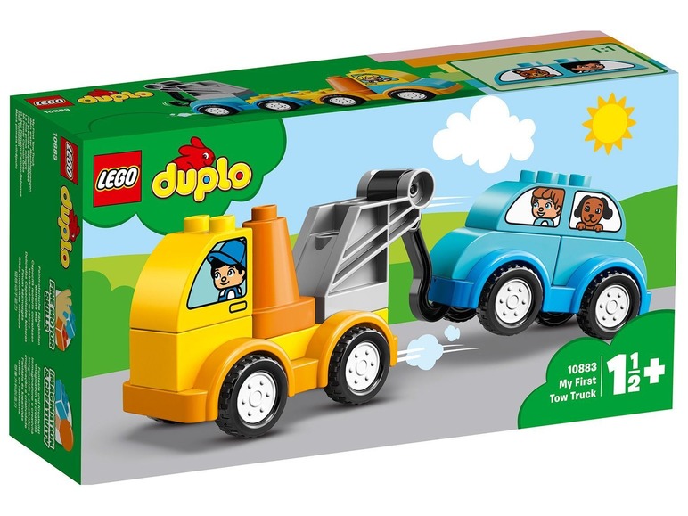 Ga naar volledige schermweergave: LEGO® DUPLO® Takelwagen en auto - afbeelding 1