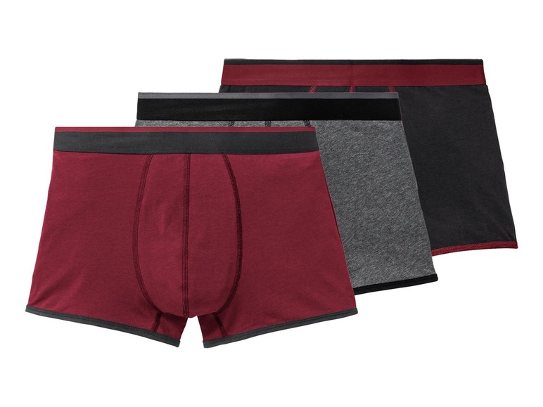Ga naar volledige schermweergave: LIVERGY Set van 3 boxershorts voor heren - afbeelding 2