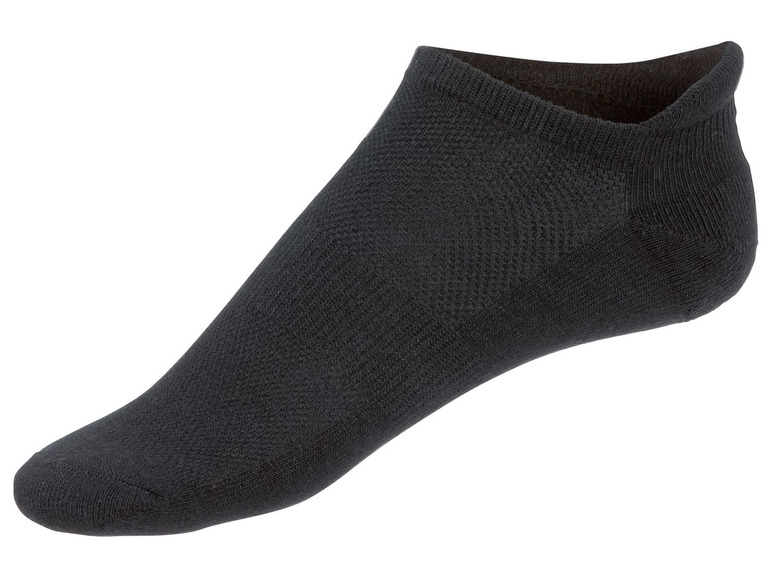 Een zwarte, lage sok