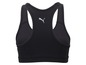 Een zwarte sportbeha van Puma met racerback.