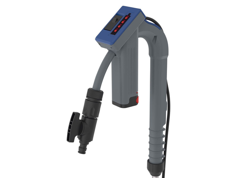 Een elektrische waterpomp voor gebruik in een vijver.