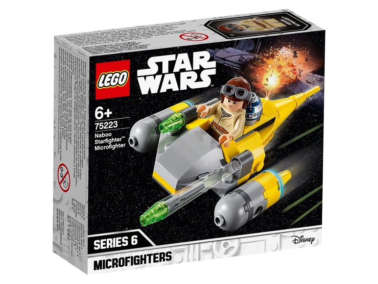 Ga naar volledige schermweergave: LEGO® Star Wars Star Wars™ Naboo Starfighter Microfighter - afbeelding 1