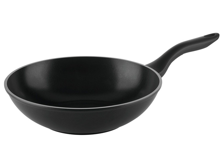 Ga naar volledige schermweergave: ERNESTO Aluminium wok- of koekenpan Ø28 cm - afbeelding 3