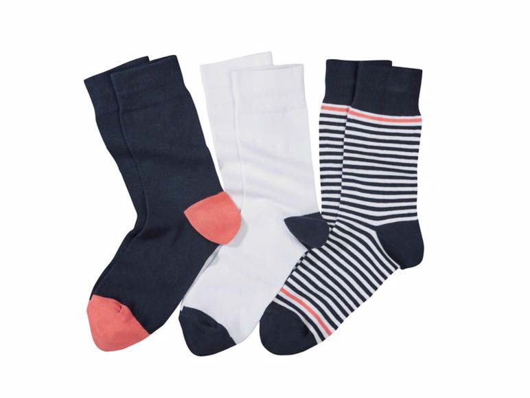 Ga naar volledige schermweergave: LIVERGY® 3 paar heren sokken - afbeelding 1