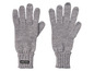 Een paar grijze gebreide handschoenen van Bruno Banani.