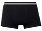Zwarte boxershorts met een grijze tailleband.