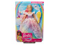 Barbie Dreamtopia poppenset met een prinsespop in een regenboogjurk en accessoires.