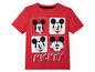 Rood T-shirt met Mickey Mouse print.