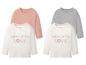 Lupilu baby shirts met hartjesprint en 'Made with love' tekst.