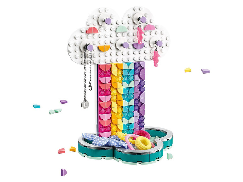 Ga naar volledige schermweergave: LEGO® DOTs Regenboog juwelenstandaard - afbeelding 3