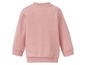 Een roze longsleeve trui voor baby's.