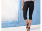 Zwarte capri jeans met een casual look.