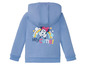 Een blauwe hoodie met Minnie Mouse print