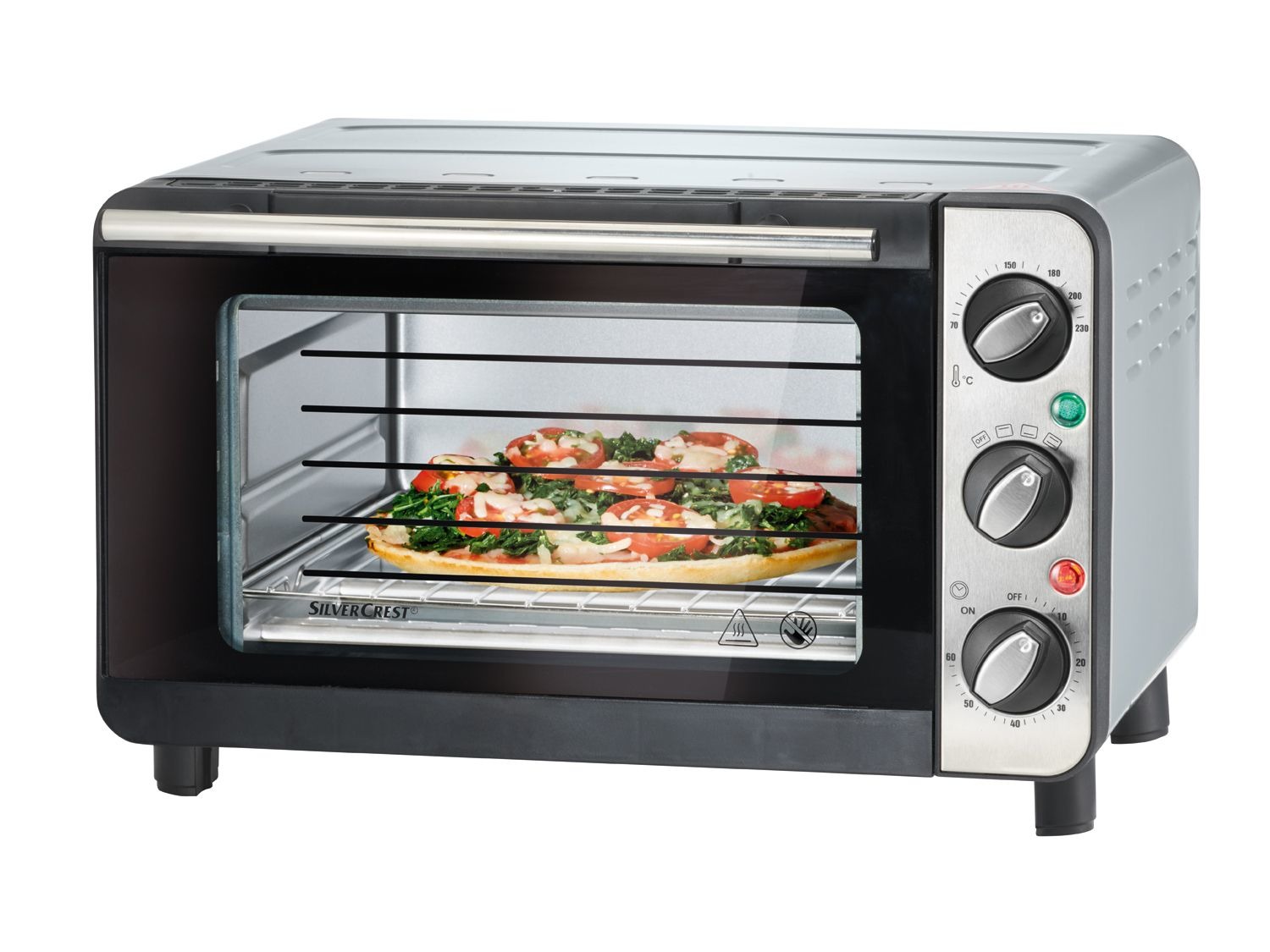 silvercrest mini oven 1200w
