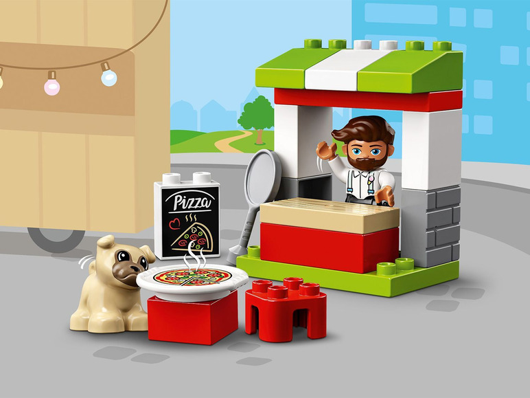 Ga naar volledige schermweergave: LEGO® DUPLO® Speelset pizzakraam - afbeelding 4
