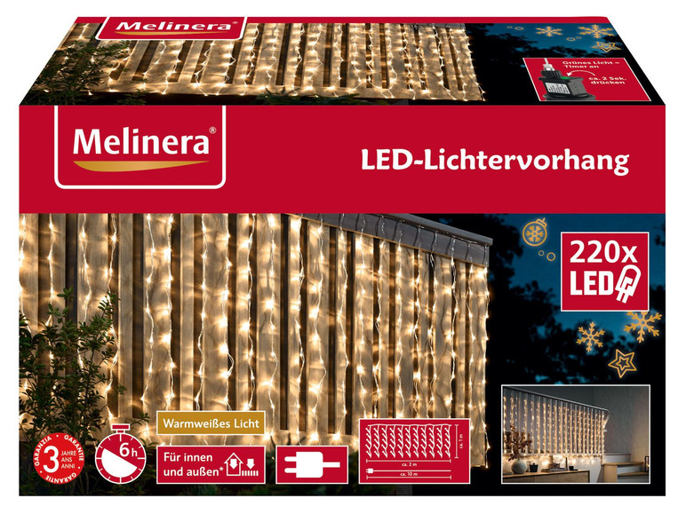 Ga naar volledige schermweergave: Melinera LED-lichtgrodijn 2 x 1 m - afbeelding 2