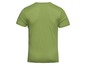 Een groen T-shirt met korte mouwen.