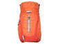Een oranje rugzak van High Peak, model Xantia 32.