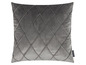 Grijze kussen met een ruitpatroon van Magma.