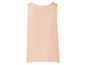 Een lichtroze, mouwloos damestop.