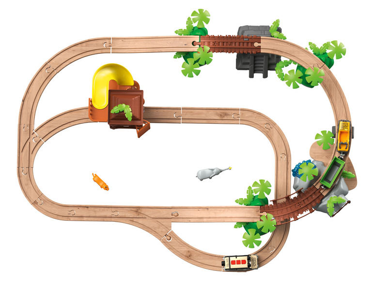 Ga naar volledige schermweergave: Playtive Houten treinbaanset - afbeelding 9