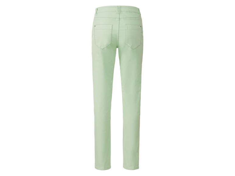 Lichtgroene jeans voor dames.