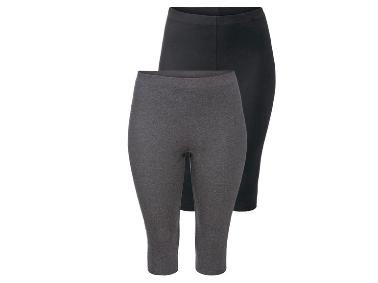 Ga naar volledige schermweergave: esmara 2 dames capri leggings plus size - afbeelding 12
