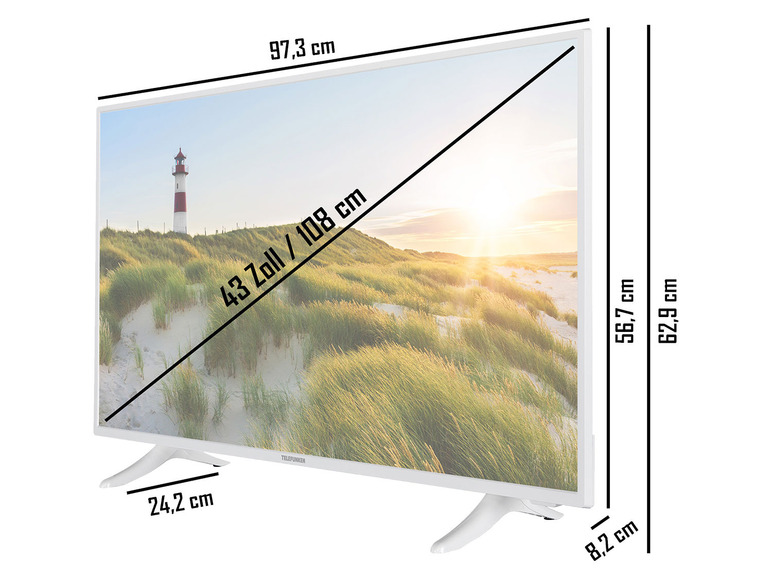 Ga naar volledige schermweergave: TELEFUNKEN LED Smart TV Full HD XF43K550 - afbeelding 3
